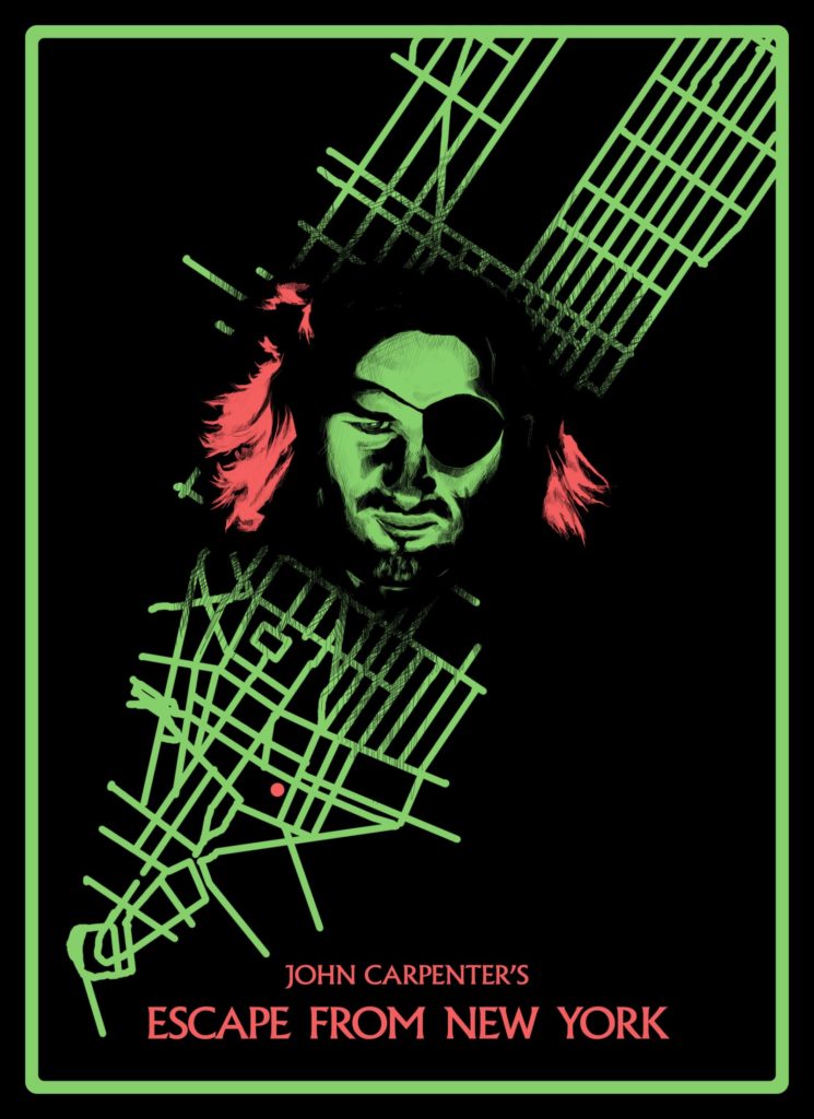 L'affiche de New York 1997 de John Carpenter.