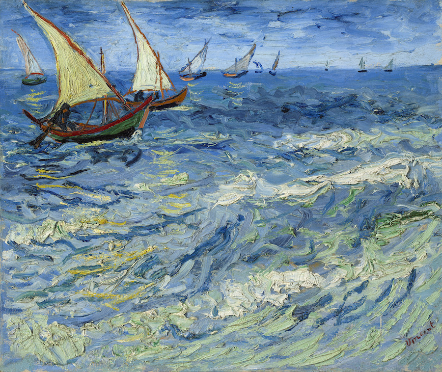 La Mer aux Saintes-Maries de Van Gogh dans la collection Morozov.